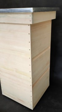 Set of 4 Wielkopolski Plus Beehives Made from Weymouth Pine