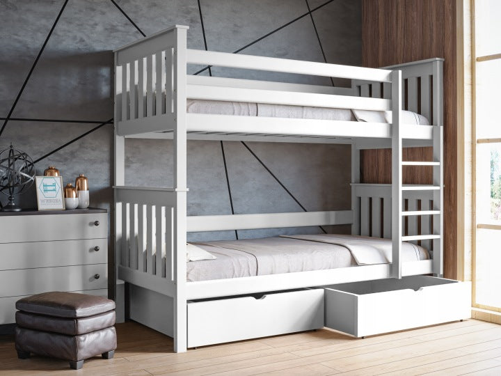 ULA Bunk Bed with Colour Options and Drawers