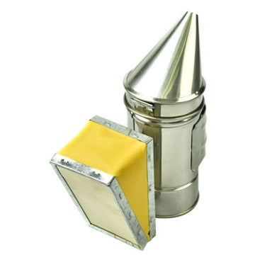 Beehive Smoker with Heat Shield for Professional Apiary Use