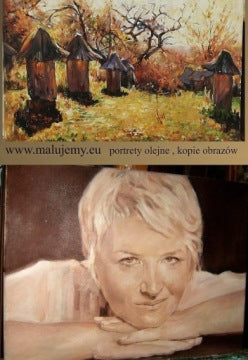 Reproduction of J. Stanisławski Painting 'Ula in Ukraine'