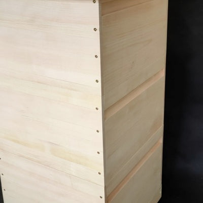 Set of 4 Wielkopolski Plus Beehives Made from Weymouth Pine
