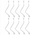 Set of 10 Silver Spring Clips for Beehive Frames